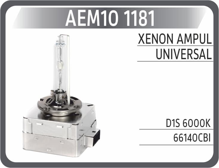 XENON AMPUL D1S 6000K