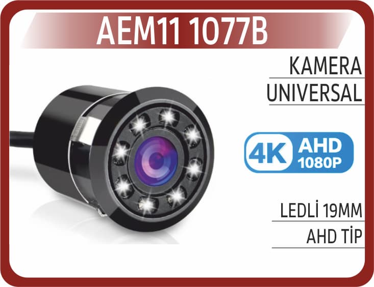 KAMERA LEDLİ 19MM AHD TİP