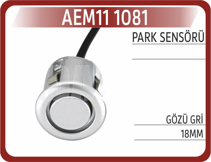 PARK SENSÖRÜ GÖZÜ GRİ 18MM