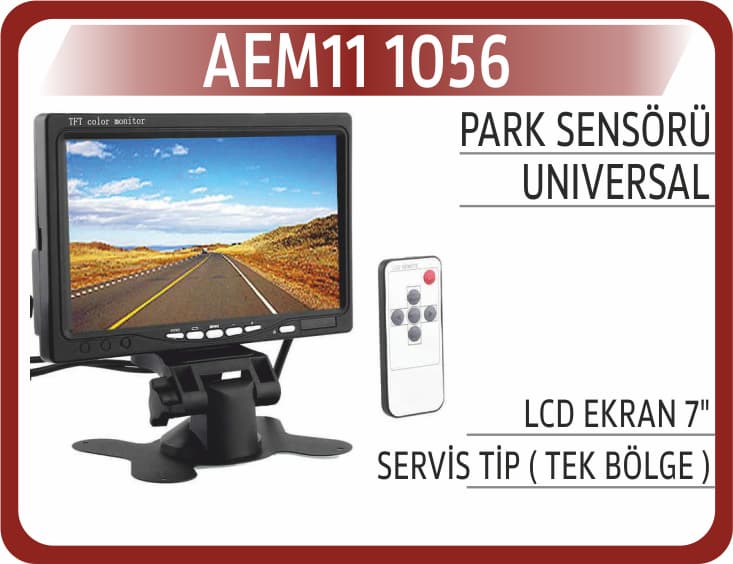 LCD EKRAN 7" SERVİS TİP ( TEK BÖLGE )
