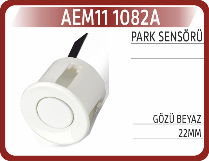 PARK SENSÖRÜ GÖZÜ BEYAZ 22MM