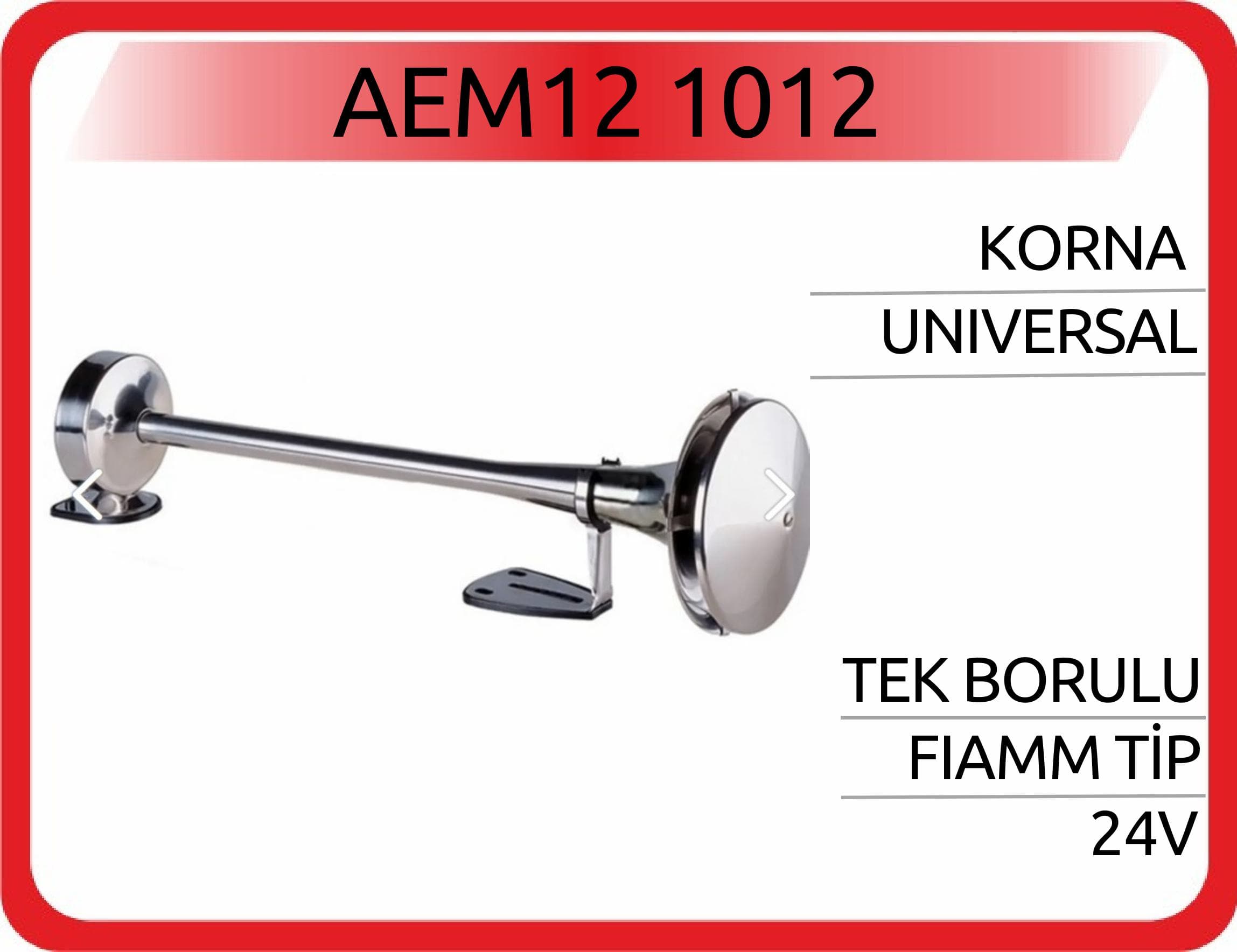 KORNA 24V TEK BORULU FİAMM TİP