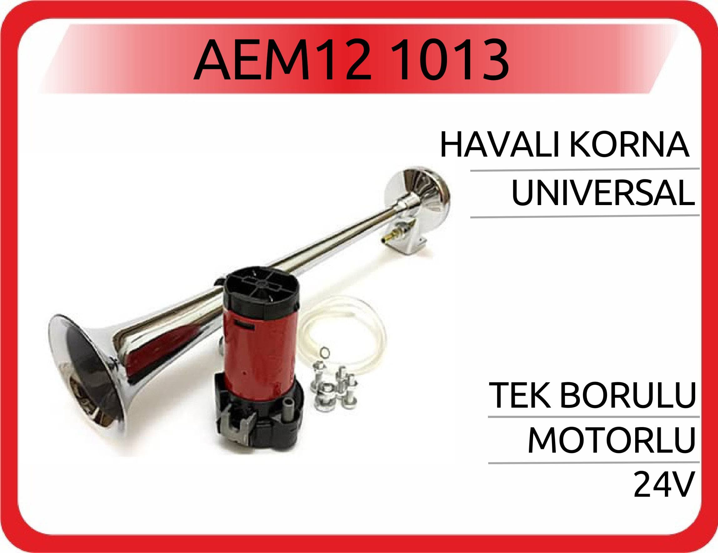 HAVALI KORNA TEK BORULU MOTORLU 24V