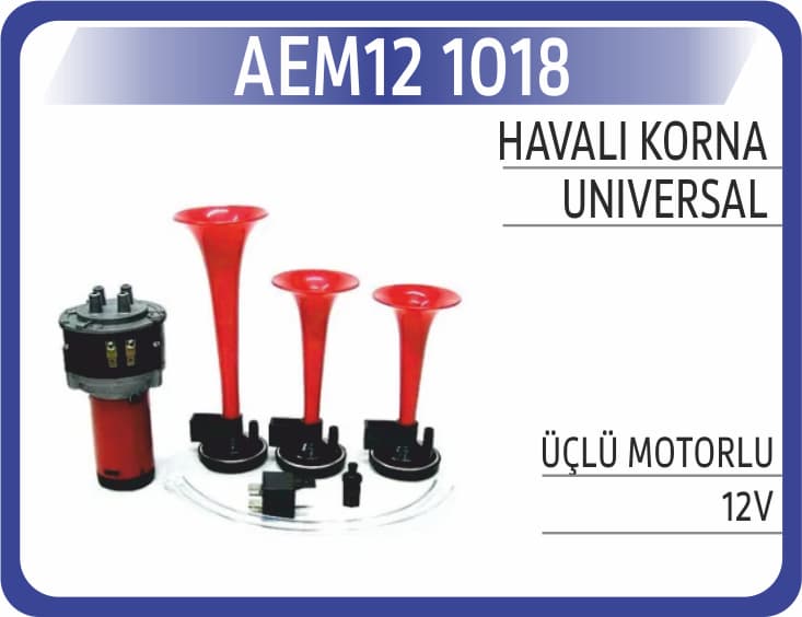 HAVALI KORNA ÜÇLÜ MOTORLU 12V