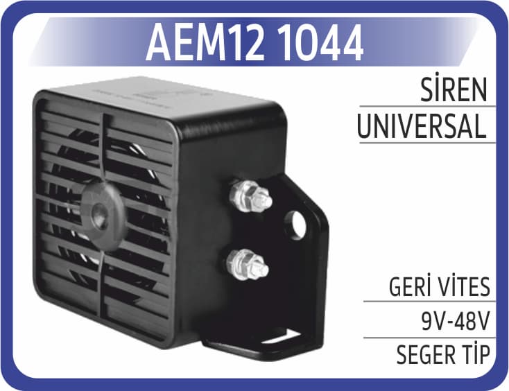 SİREN GERİ VİTES 9V-48V SEGER TİP