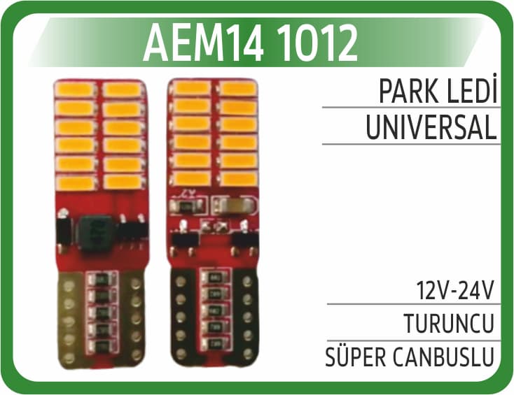 PARK LEDİ 12V-24V TURUNCU SÜPER CANBUSLU