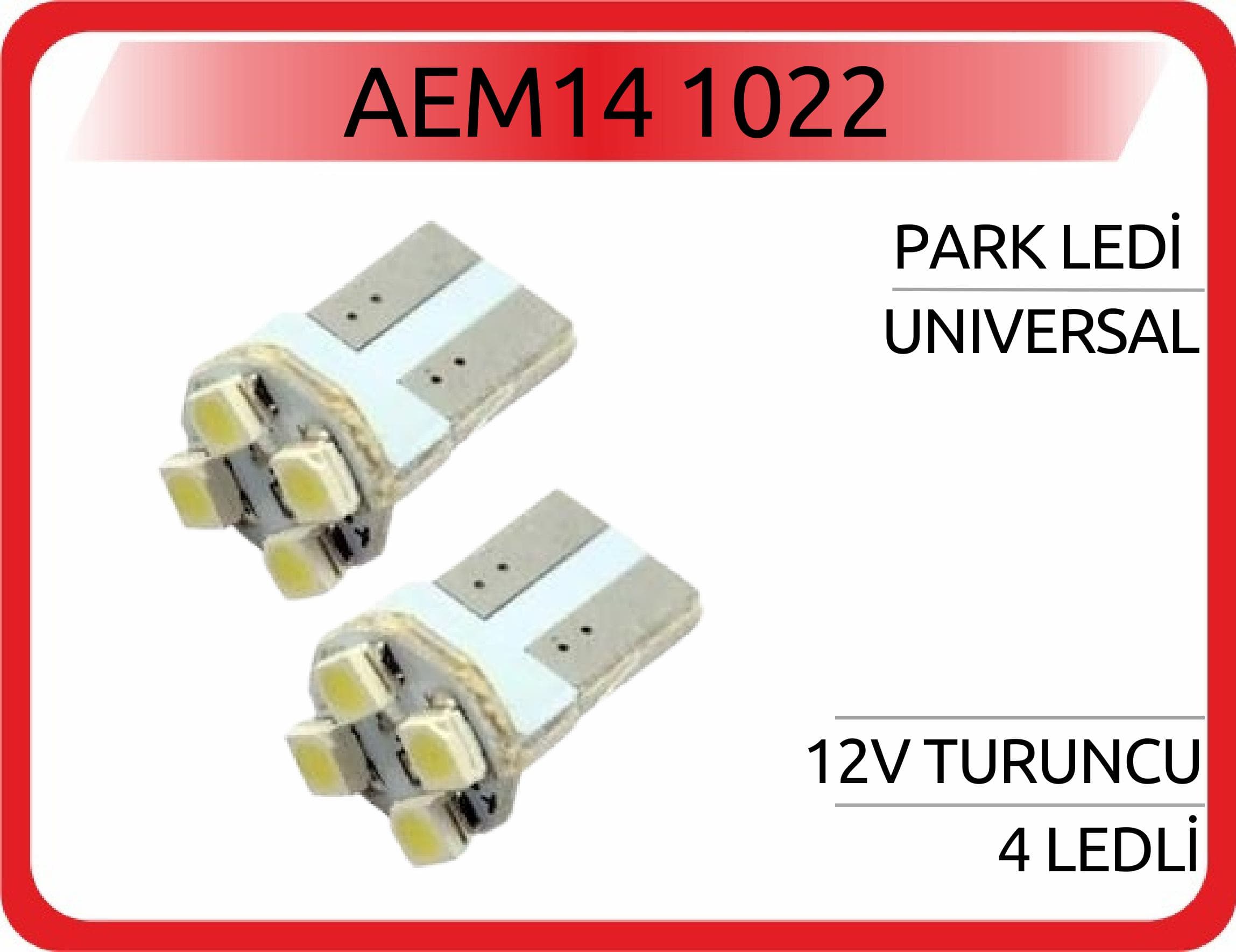 PARK LEDİ 12V TURUNCU 4 LEDLİ