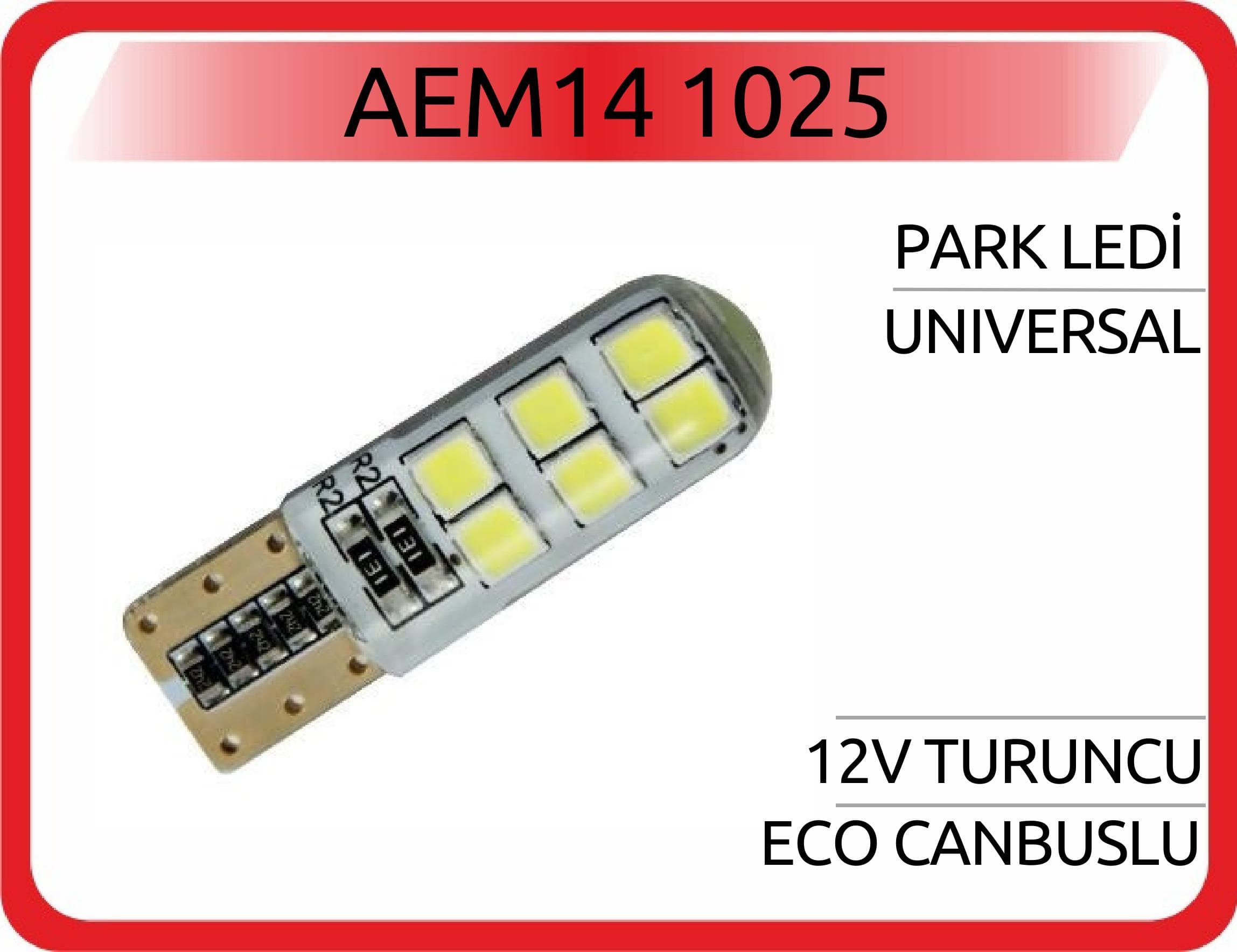 PARK LEDİ 12V TURUNCU ECO CANBUSLU