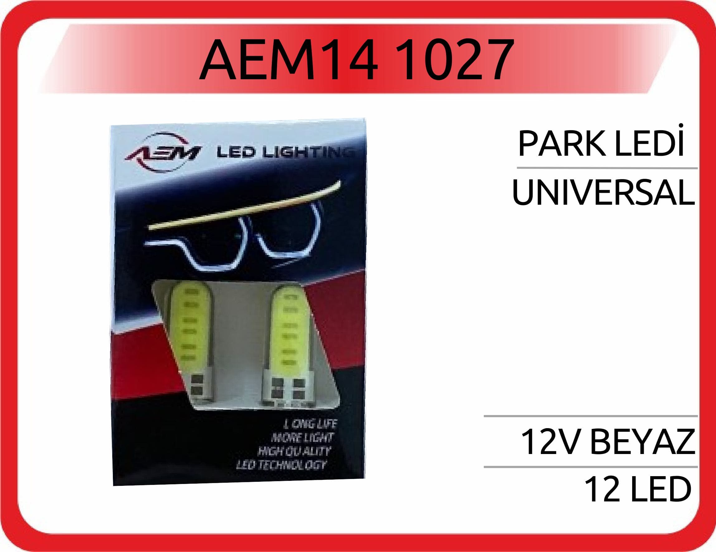 PARK LEDİ 12V BEYAZ 12 LED