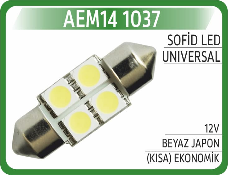 SOFİT LED 12V BEYAZ JAPON (KISA) EKONOMİK