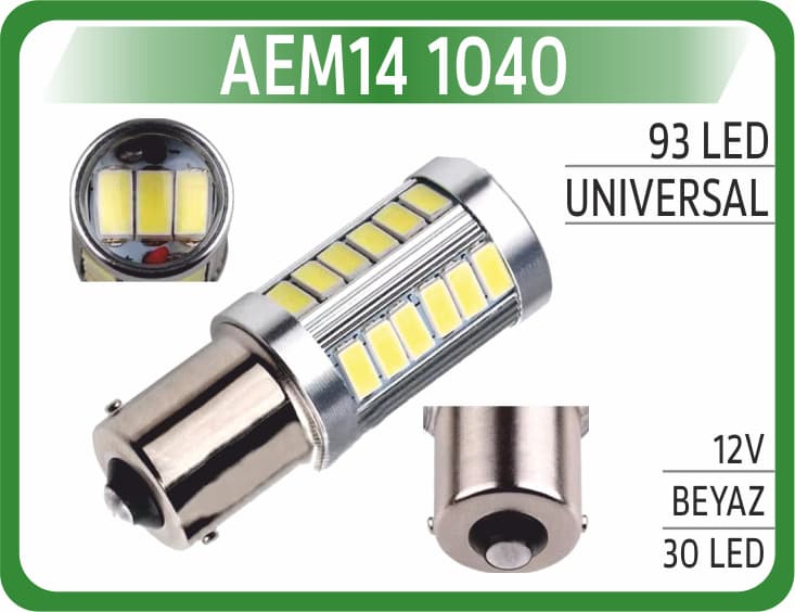 93 LED 12V BEYAZ 33LED