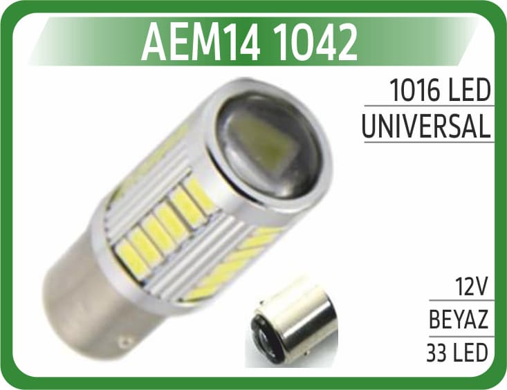 1016 LED 12V BEYAZ 33LED