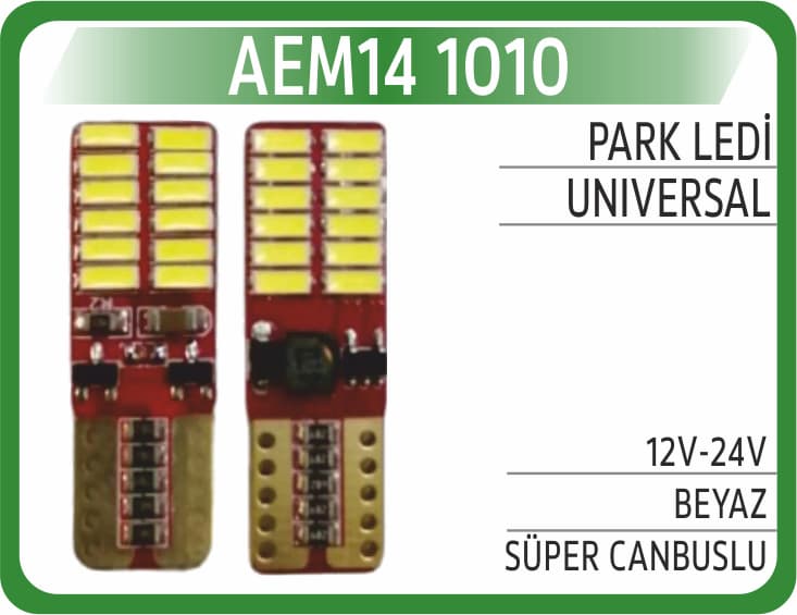 PARK LEDİ 12V-24V BEYAZ SÜPER CANBUSLU