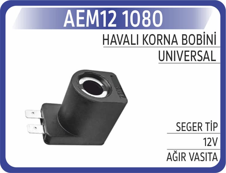 HAVALI KORNA BOBİNİ SEGER TİP 12V