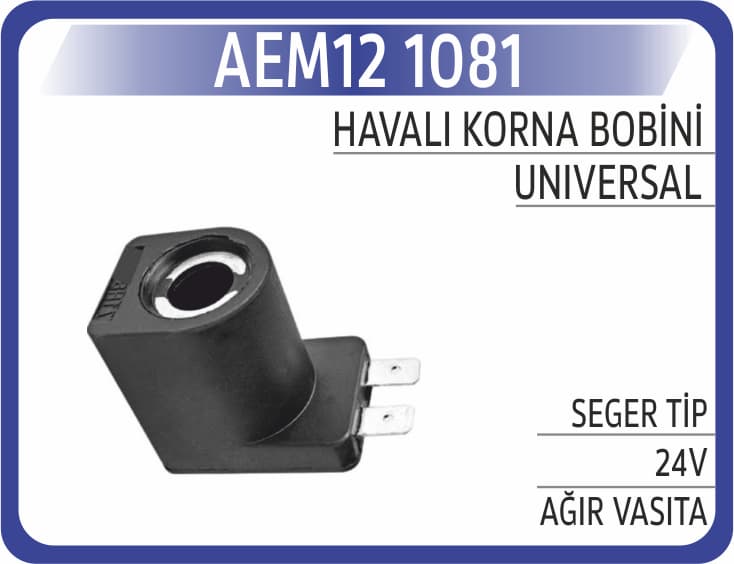HAVALI KORNA BOBİNİ SEGER TİP 24V
