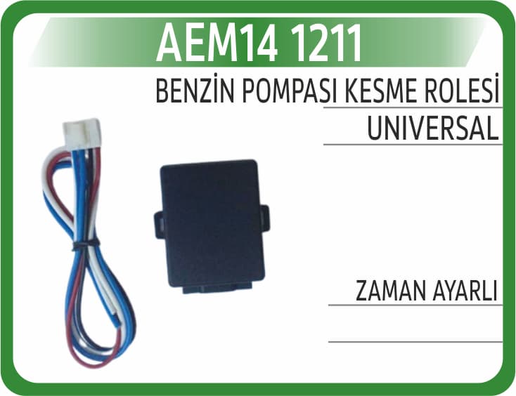 BENZİN POMPASI KESME ROLESİ (ZAMAN AYARLI)