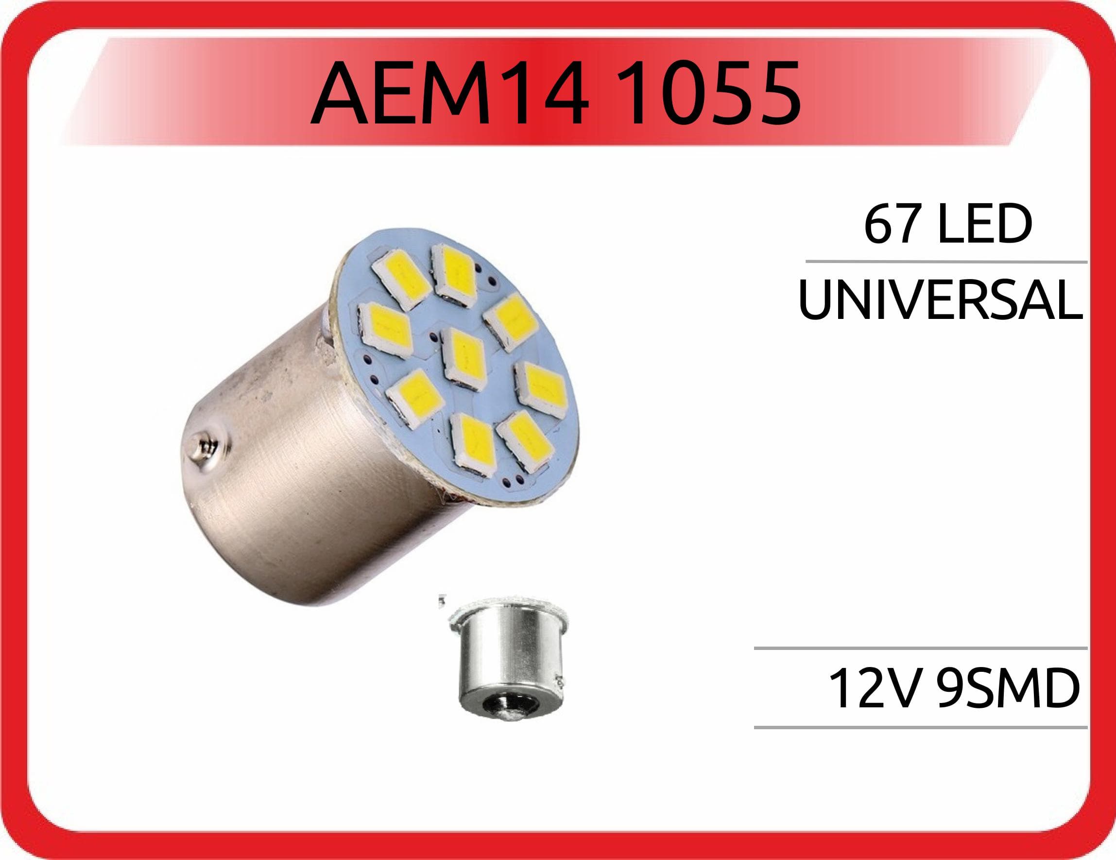 LED AMPUL 67-9SMD-12V