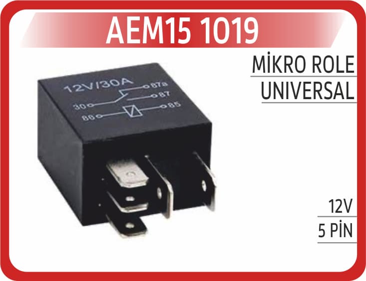 MİKRO ROLE 12V 5PİN