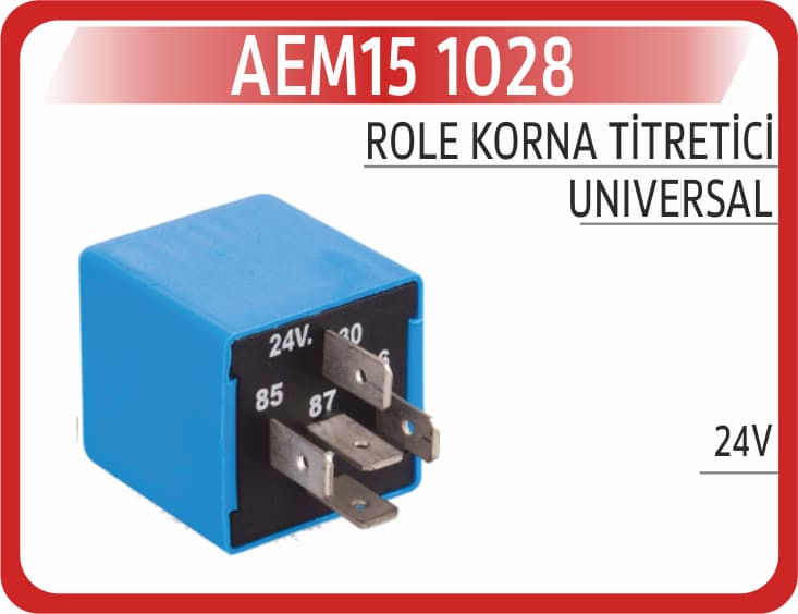ROLE KORNA TİTRETİCİ 24V