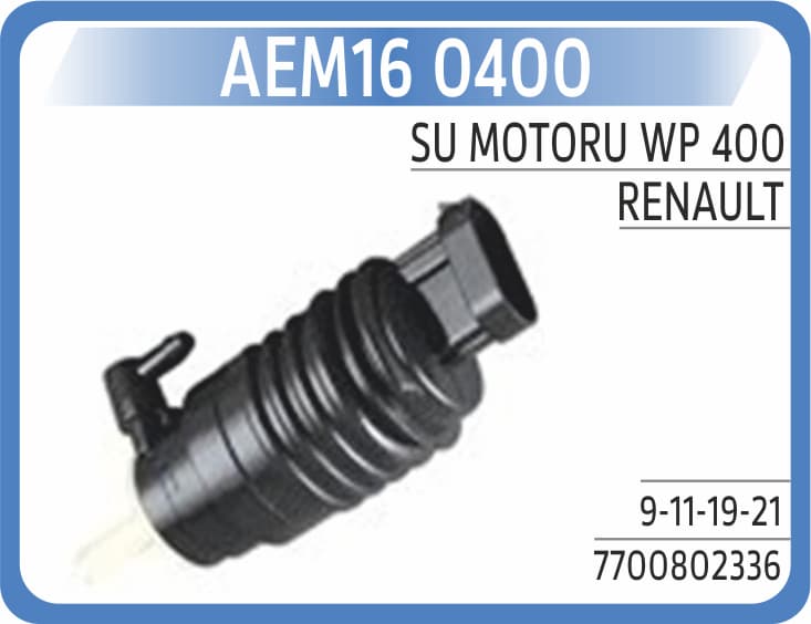 SU MOTORU WP 400 RENAULT 9-11-19-21
