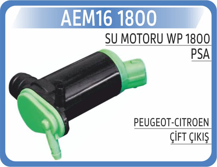 SU MOTORU WP 1800 PEUGEOT-CITROEN ÇİFT ÇIKIŞ