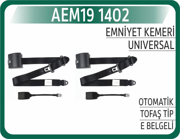EMNİYET KEMERİ OTOMATİK TOFAŞ TİP - E BELGELİ
