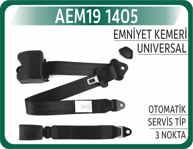 EMNİYET KEMERİ OTOMATİK SERVİS TİP 3 NOKTA