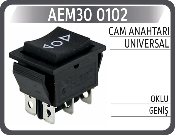 CAM ANAHTARI UNIVERSAL OKLU GENİŞ