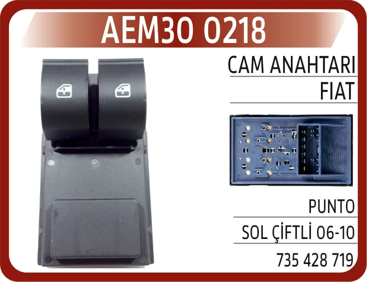 CAM ANAHTARI FIAT PUNTO SOL ÇİFTLİ 06-10