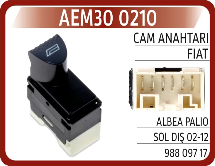 CAM ANAHTARI FIAT ALBEA PALIO SOL DIŞ 02-12