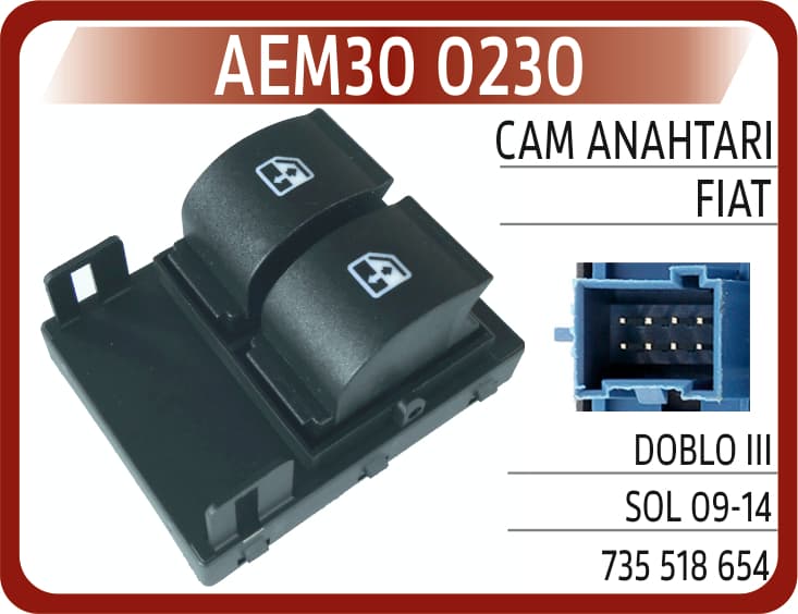 CAM ANAHTARI FIAT DOBLO III SOL 09-14