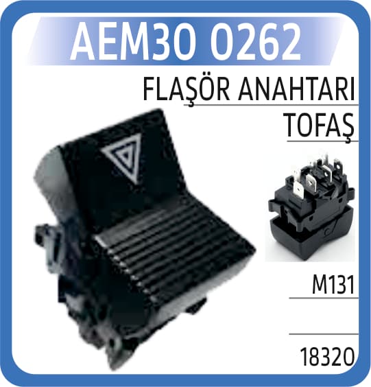 FLAŞÖR ANAHTARI TOFAŞ M131
