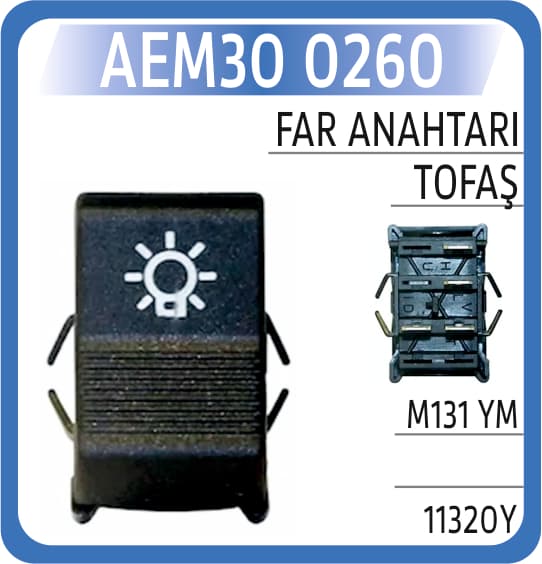 FAR ANAHTARI TOFAŞ M131 YM