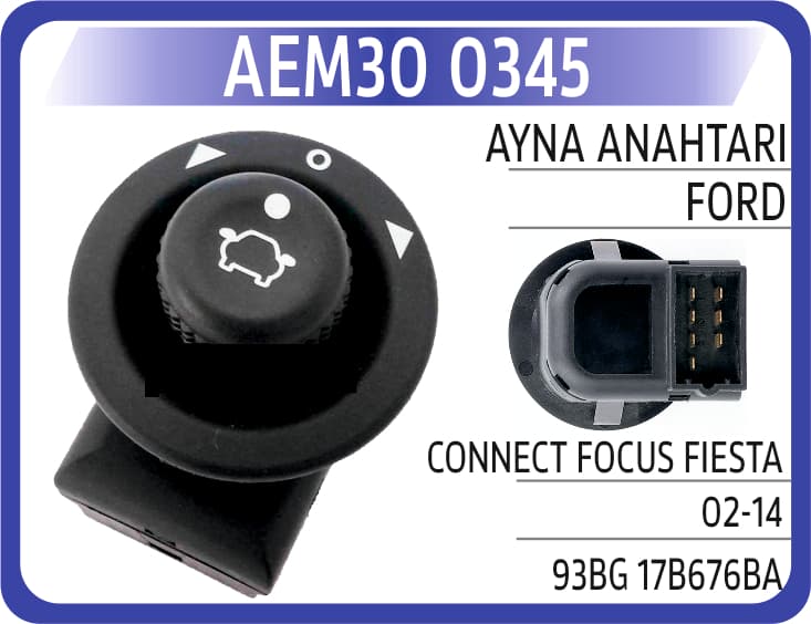 AYNA ANAHTARI FORD CONNECT FOCUS FIESTA 02-14