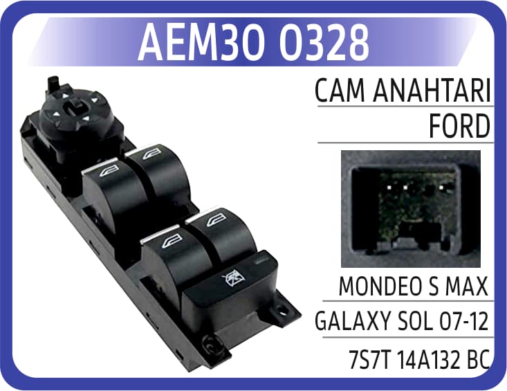 CAM ANAHTARI FORD MONDEO S MAX GALAXY SOL 07-12