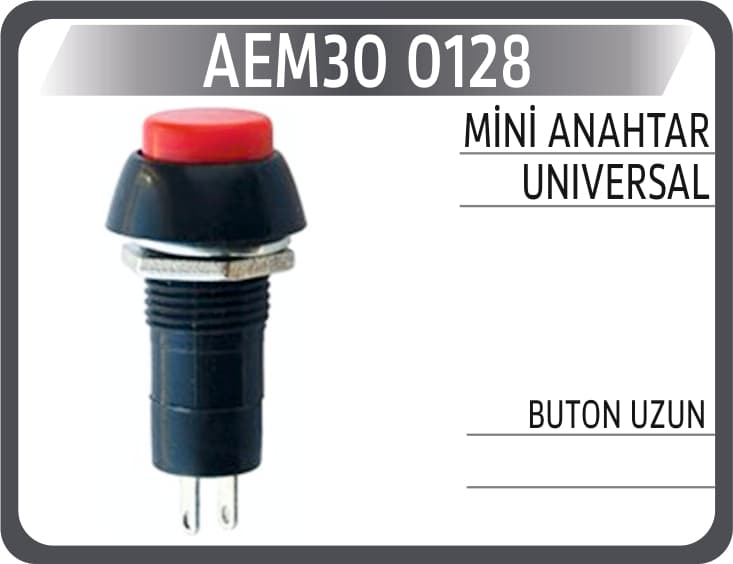 MİNİ ANAHTAR UNIVERSAL BUTON UZUN