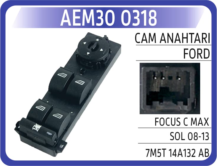 CAM ANAHTARI FORD FOCUS C MAX SOL 08-13