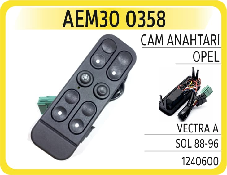 CAM ANAHTARI OPEL VECTRA A SOL 88-96