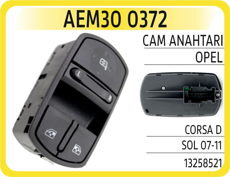 CAM ANAHTARI OPEL CORSA D SOL 07-11