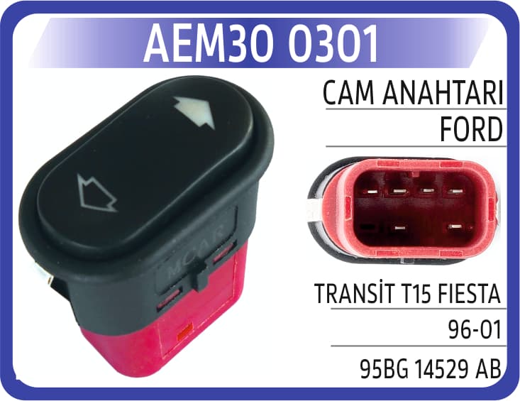 CAM ANAHTARI FORD TRANSİT T15 FIESTA 96-01