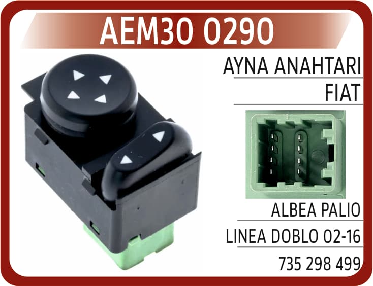 AYNA ANAHTARI FIAT ALBEA PALIO LINEA DOBLO 02-16