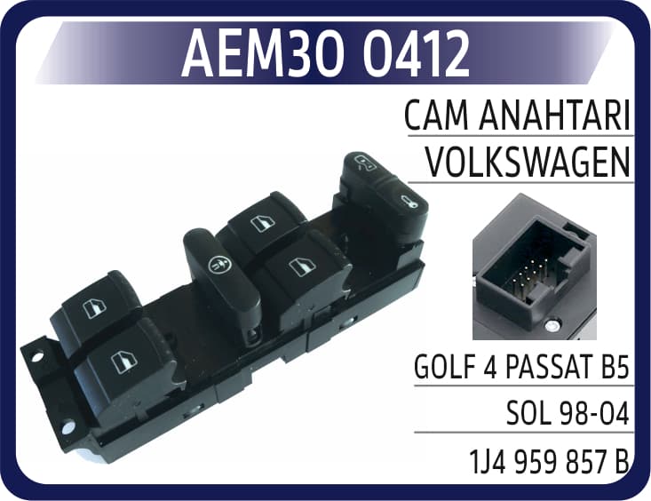 CAM ANAHTARI VW GOLF 4 PASSAT B5 SOL 98-04