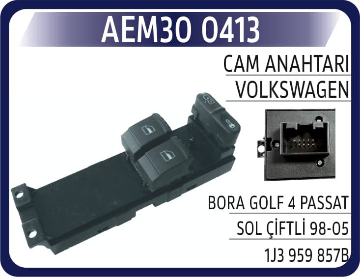 CAM ANAHTARI VW BORA GOLF 4 PASSAT SOL ÇİFTLİ 98-0