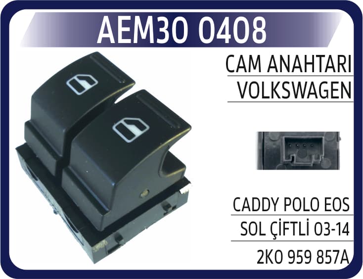 CAM ANAHTARI VW CADDY POLO EOS SOL ÇİFTLİ 03-14