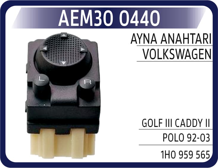 AYNA ANAHTARI VW GOLF III CADDY II POLO 92-03