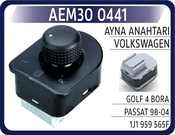AYNA ANAHTARI VW GOLF 4 BORA PASSAT 98-04