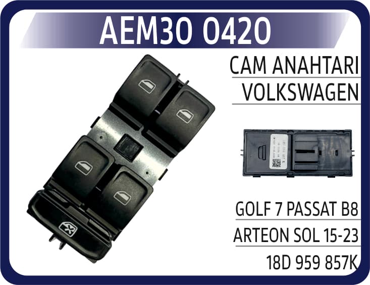 CAM ANAHTARI VW GOLF 7 PASSAT B8 ARTEON SOL 15-23