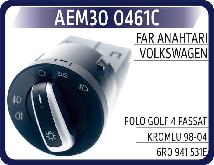 FAR ANAHTARI VW POLO GOLF 4 /PASSAT KROMLU 98-04