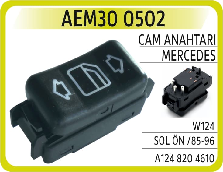 CAM ANAHTARI MERCEDES W124 SOL ÖN /85-96
