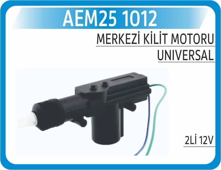 MERKEZİ KİLİT MOTORU 2Lİ 12V
